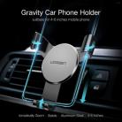 Gravity Reaction Car Holder Phone Stand Universal Air Vent Mount Clip Cell Phone Holder for iPhone 7 Samsung Xiaomi GPS
